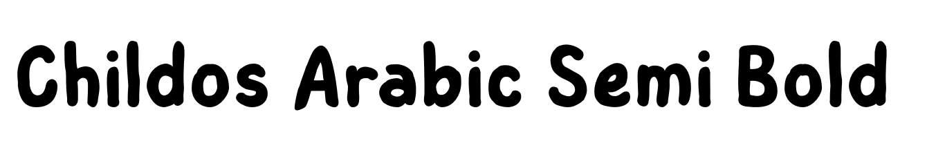 Childos Arabic Semi Bold